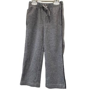 Gap Grey Fleece Sweatpants with Drawstring and Front and Back Pockets Size 4